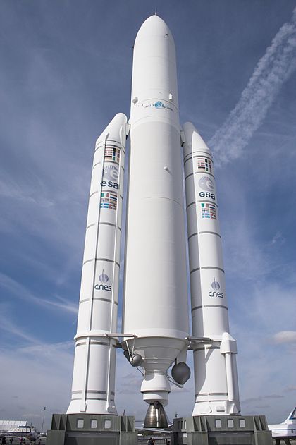 Photo d'une fusée Ariane 5
